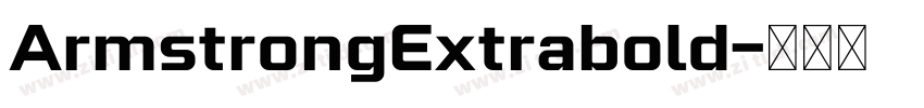 ArmstrongExtrabold字体转换