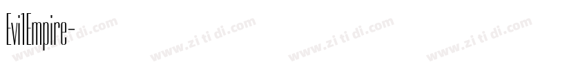 Evi1Empire字体转换