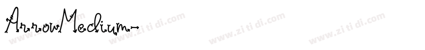 ArrowMedium字体转换