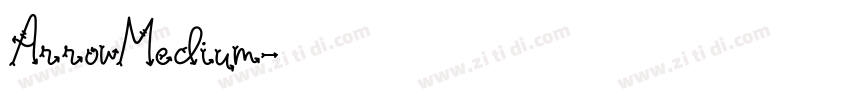 ArrowMedium字体转换