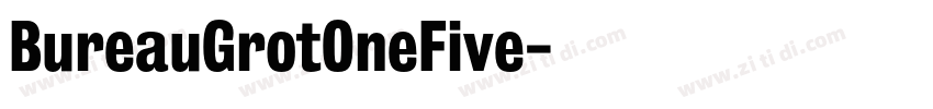 BureauGrotOneFive字体转换