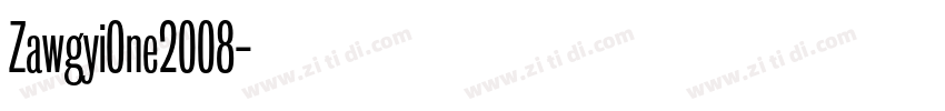 ZawgyiOne2008字体转换