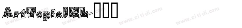 ArtTopicJNL字体转换