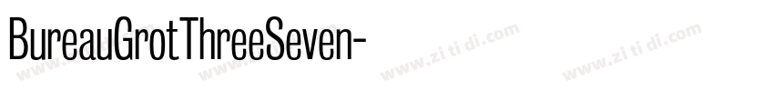BureauGrotThreeSeven字体转换