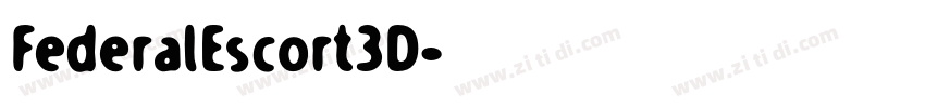 FederalEscort3D字体转换