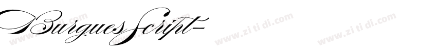 BurguesScript字体转换