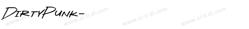 DirtyPunk字体转换