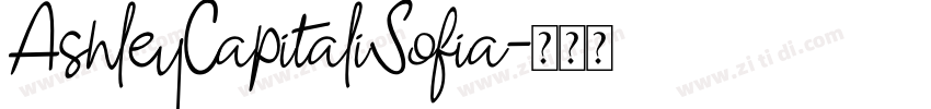 AshleyCapitaliSofia字体转换