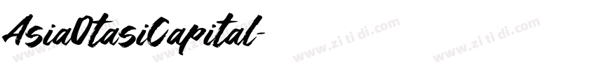 AsiaOtasiCapital字体转换