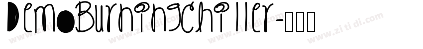 DemoBurningChiller字体转换