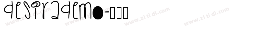 desirademo字体转换