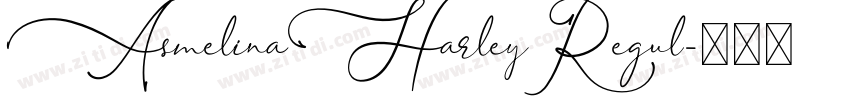 AsmelinaHarleyRegul字体转换