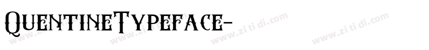 QuentineTypeface字体转换