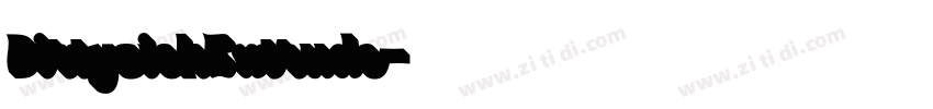 DirtysickExtrude字体转换