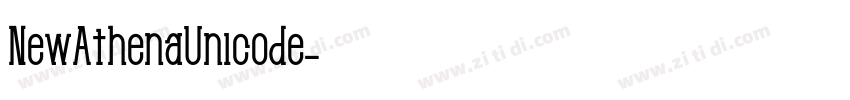 NewAthenaUnicode字体转换