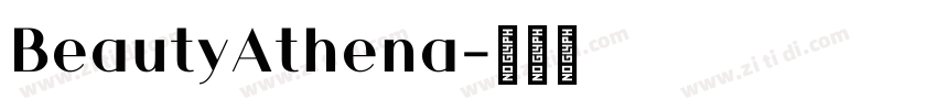 BeautyAthena字体转换