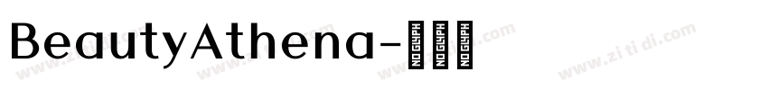 BeautyAthena字体转换