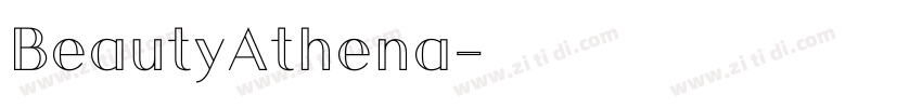 BeautyAthena字体转换