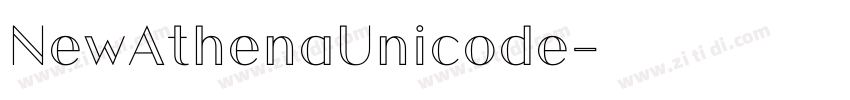 NewAthenaUnicode字体转换