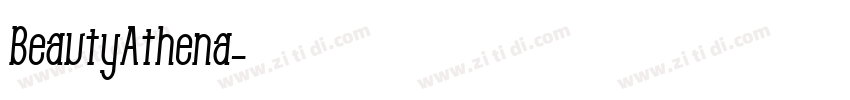 BeautyAthena字体转换