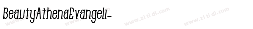 BeautyAthenaEvangeli字体转换