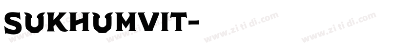 Sukhumvit字体转换