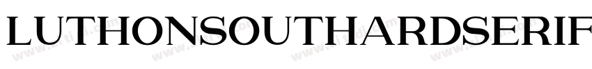 LuthonSouthardSerif字体转换