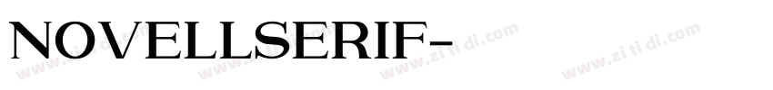 NovellSerif字体转换