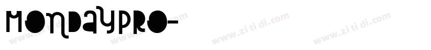 MondayPro字体转换
