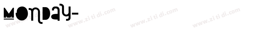 monday字体转换