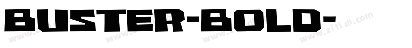 Buster-Bold字体转换