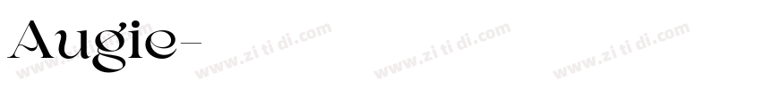 Augie字体转换