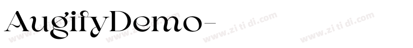 AugifyDemo字体转换