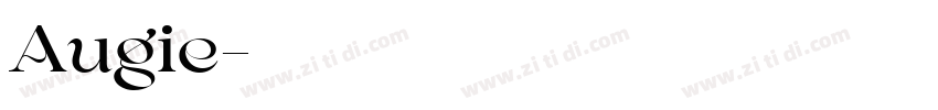 Augie字体转换