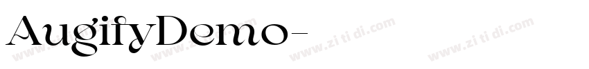 AugifyDemo字体转换