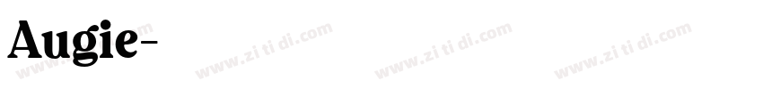 Augie字体转换