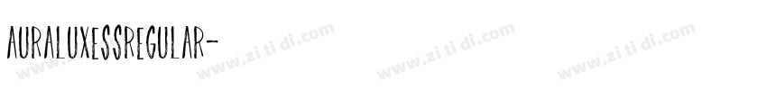 AURALUXESSRegular字体转换
