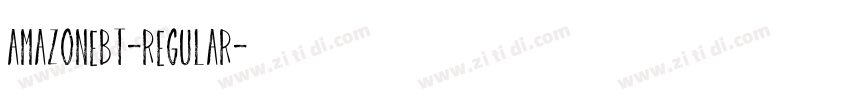 AmazoneBT-Regular字体转换