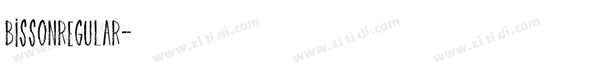 BissonRegular字体转换