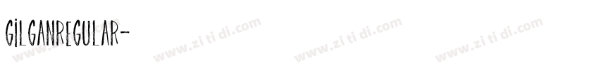 GilganRegular字体转换