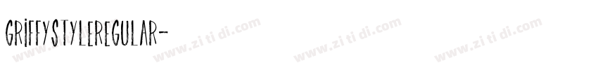 GriffystyleRegular字体转换