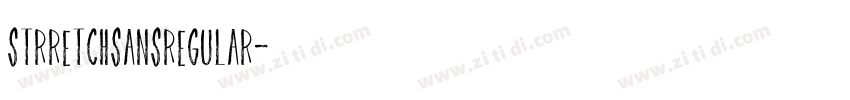STRRETCHSANSRegular字体转换 STRRETCHSANSRegular字体转换
