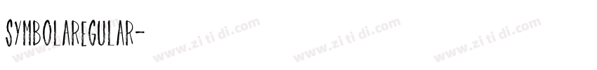 SymbolaRegular字体转换