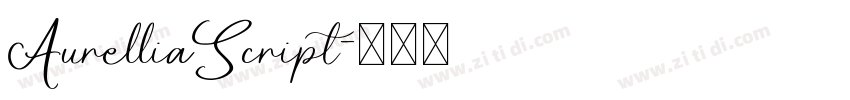 AurelliaScript字体转换