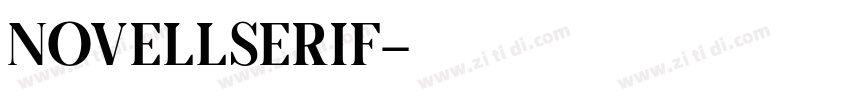 NovellSerif字体转换