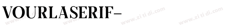 VourlaSerif字体转换