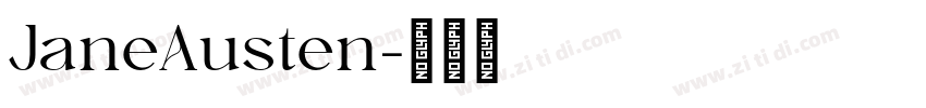 JaneAusten字体转换