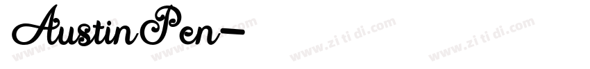AustinPen字体转换