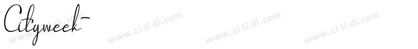 Cityweek字体转换