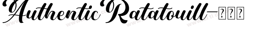 AuthenticRatatouill字体转换
